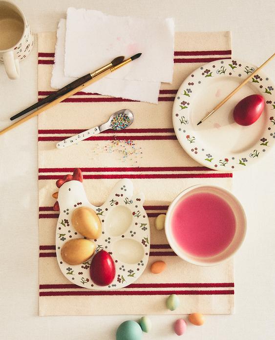 KIDS' FLORAL DINNER SET