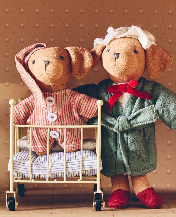 KIDS' SOFT TOY SET WITH DOG FAMILY (SET OF 3)