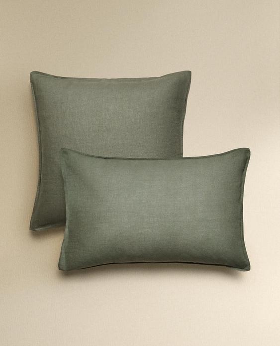 (140 GSM) WASHED LINEN PILLOWCASE