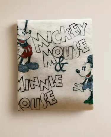 MICKEY & MINNIE ©DISNEY婴儿摇粒绒盖毯
