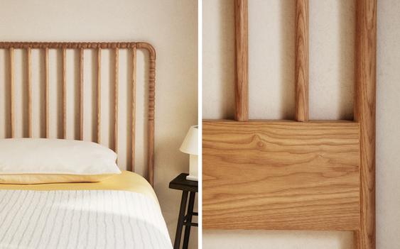 WOODEN HEADBOARD