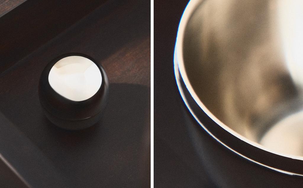 SMALL ROUND STAINLESS STEEL BOX