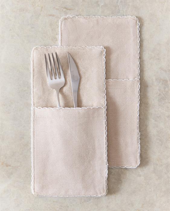 PACK OF COTTON CUTLERY TRAYS (PACK OF 2) PACK OF COTTON CUTLERY TRAYS (PACK OF 2)