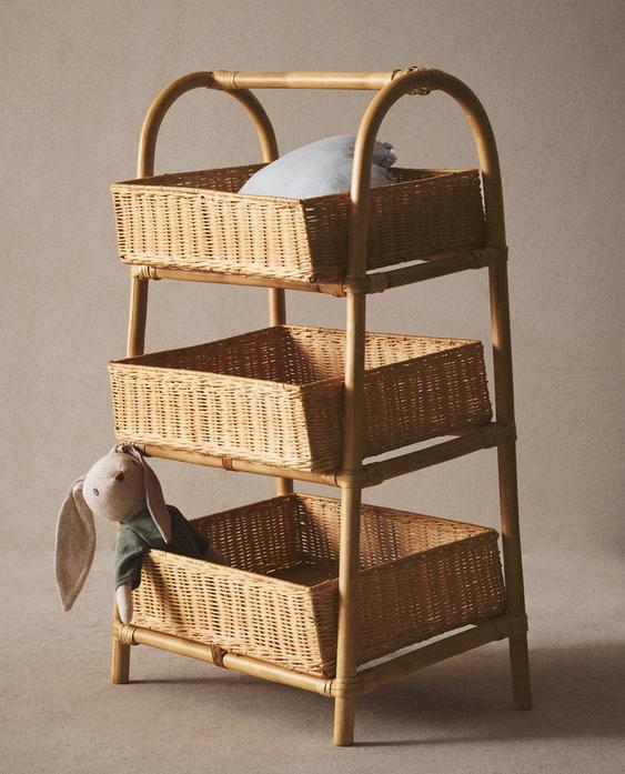 RATTAN STORAGE RACK RATTAN STORAGE RACK