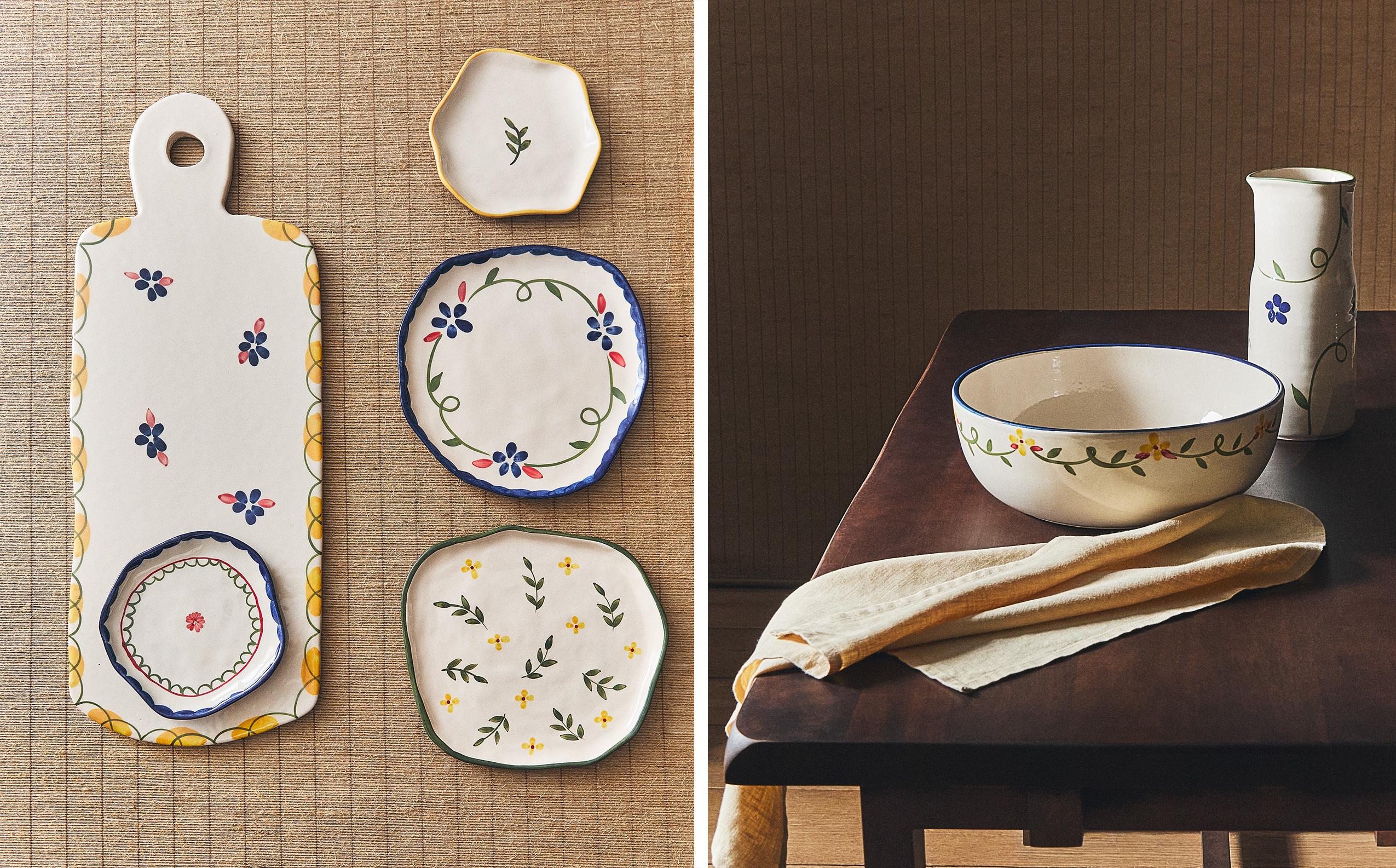 FLORAL DINNER SET