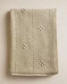 OPENWORK COTTON BABY BLANKET
