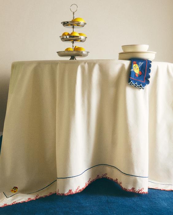 LIMONCELLA COTTON TABLECLOTH X THE ANIMALS OBSERVATORY