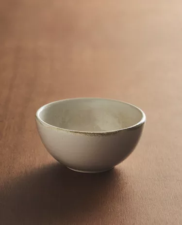 米白色迷你炻瓷碗