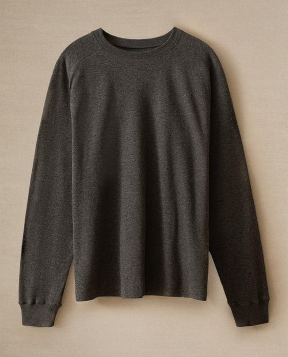 STRAIGHT FIT LONG SLEEVE T-SHIRT