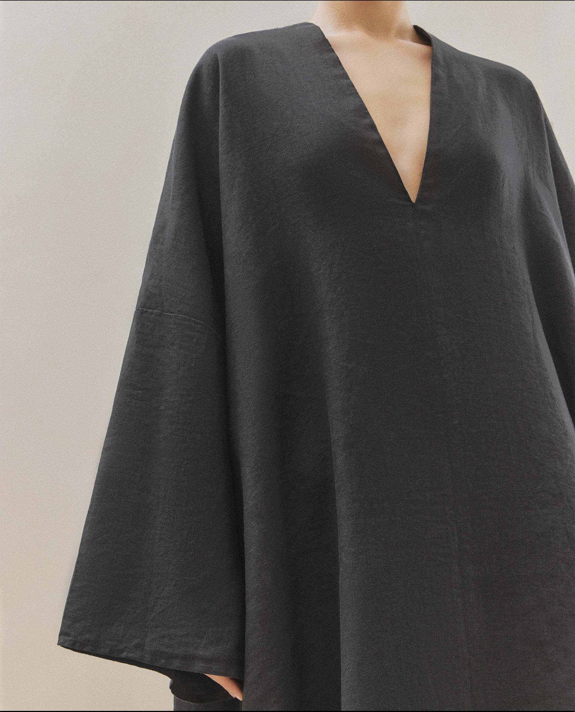 LINEN BEACH KAFTAN LINEN BEACH KAFTAN