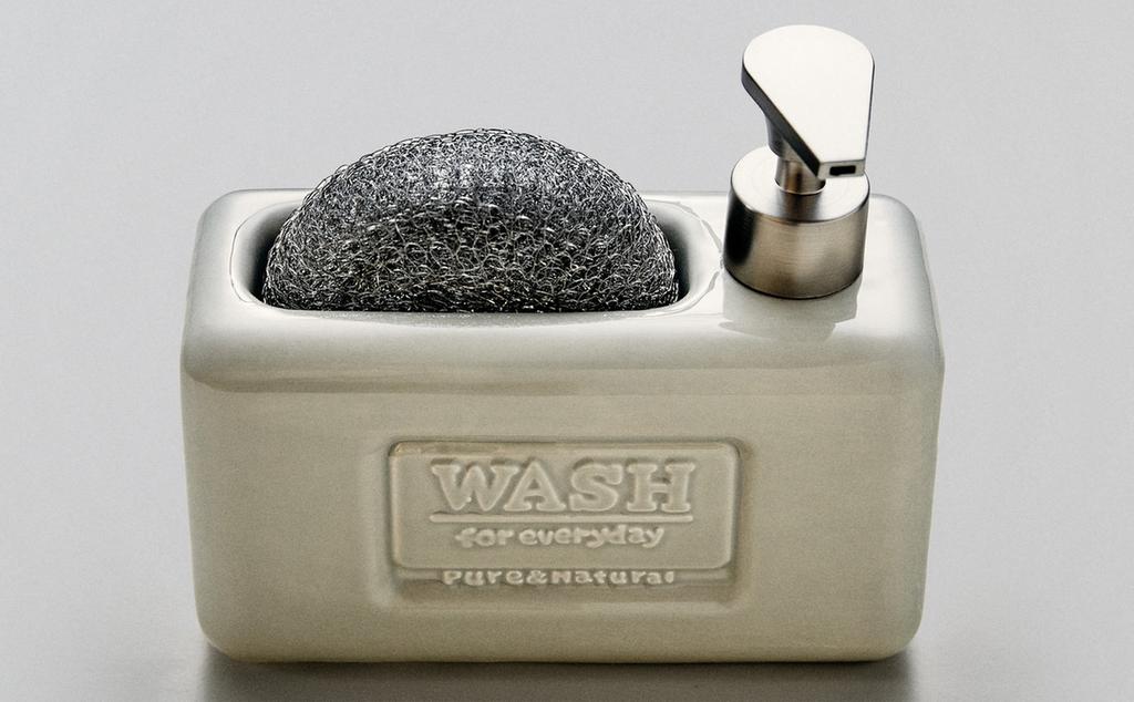 WASHING-UP LIQUID DISPENSER WITH CONTAINER