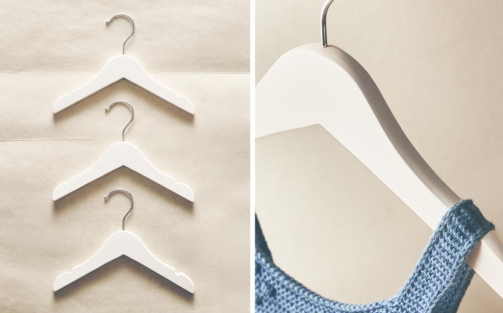 PACK OF WOODEN BABY HANGERS (PACK OF 3)