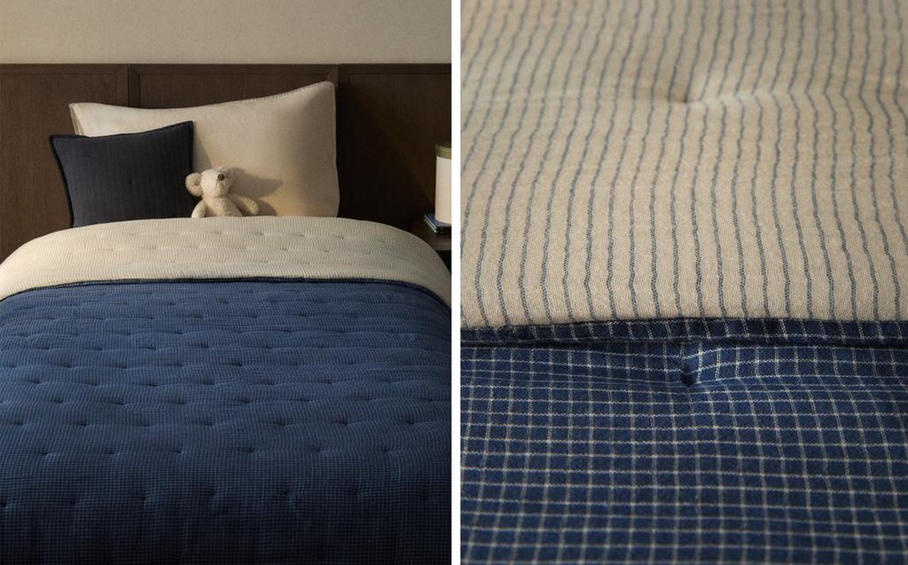 双面用儿童纱布被