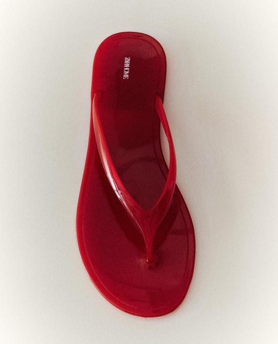 FLAT JELLY SANDALS