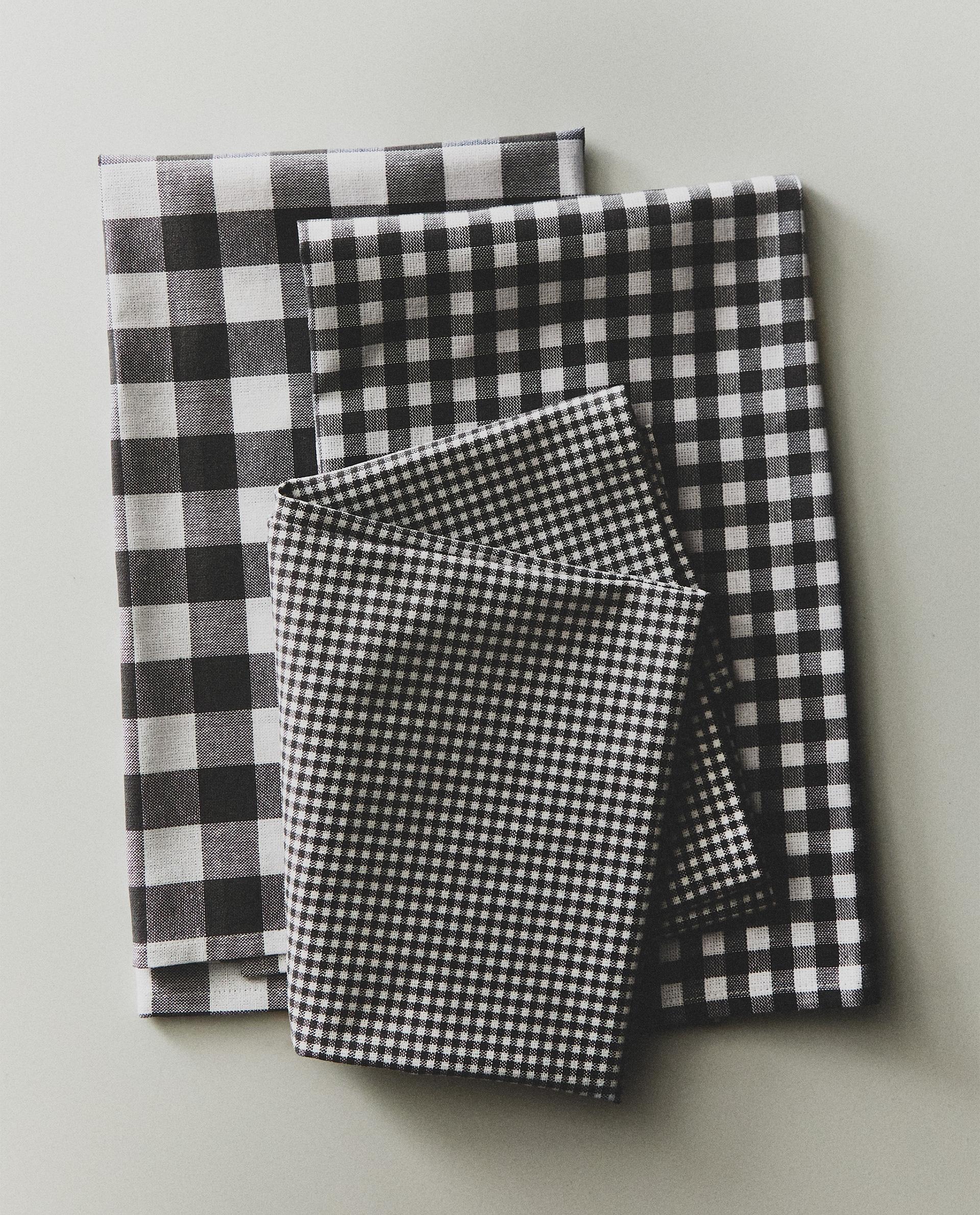 PACK OF DYED THREAD TEA TOWELS (PACK OF 3) PACK OF DYED THREAD TEA TOWELS (PACK OF 3)