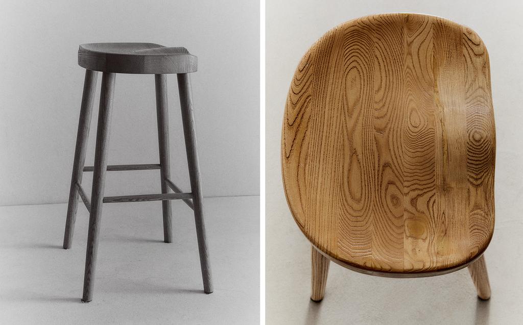 ASH WOOD STOOL ASH WOOD STOOL