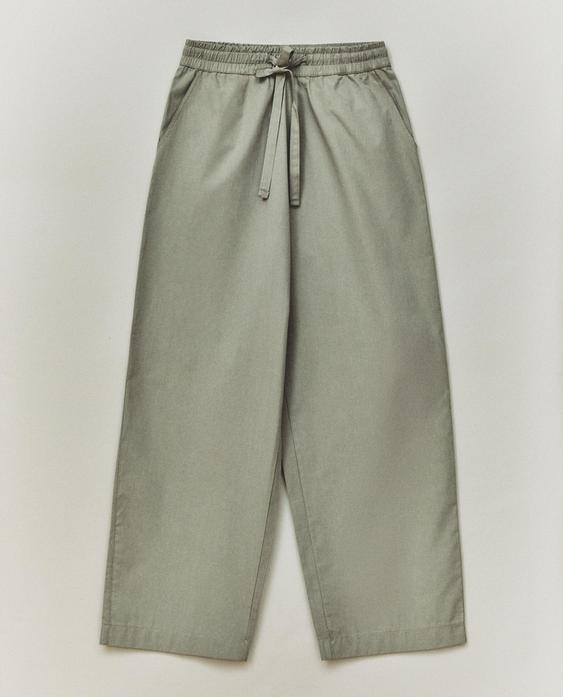 POPLIN TROUSERS